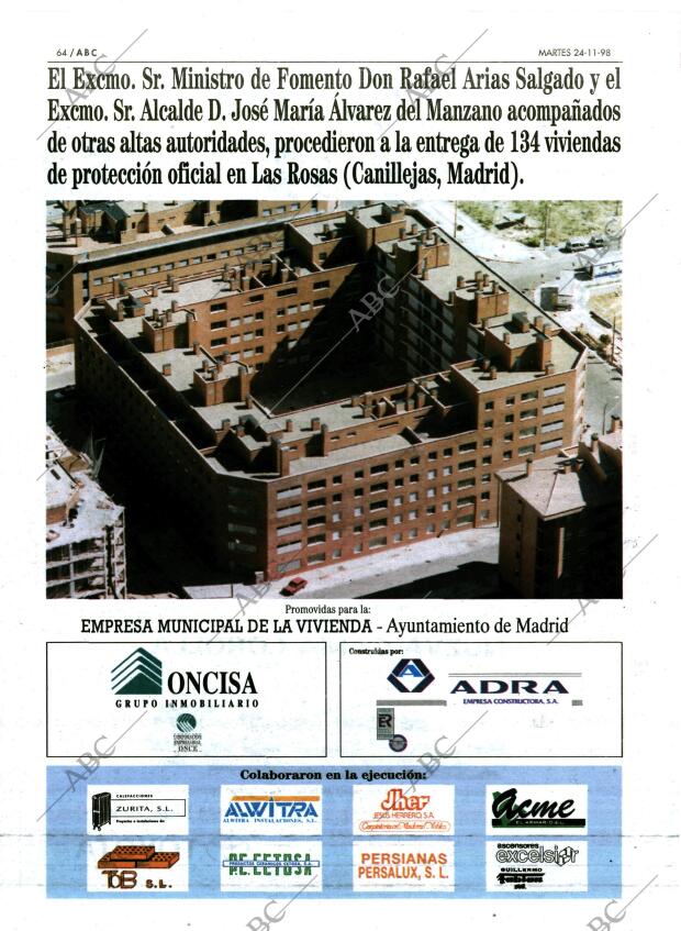 ABC MADRID 24-11-1998 página 64