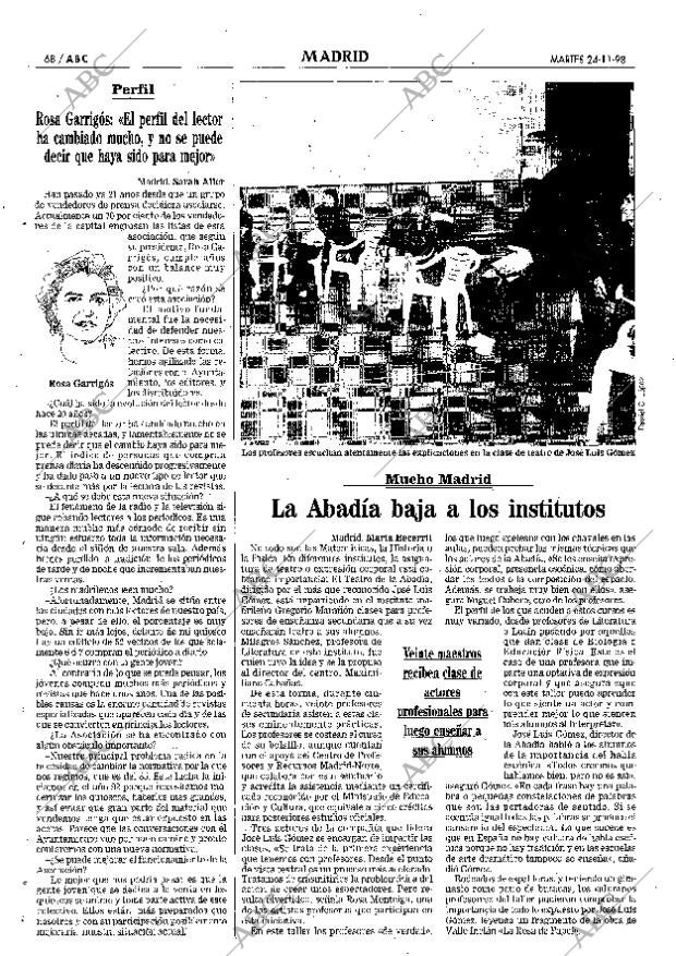 ABC MADRID 24-11-1998 página 68