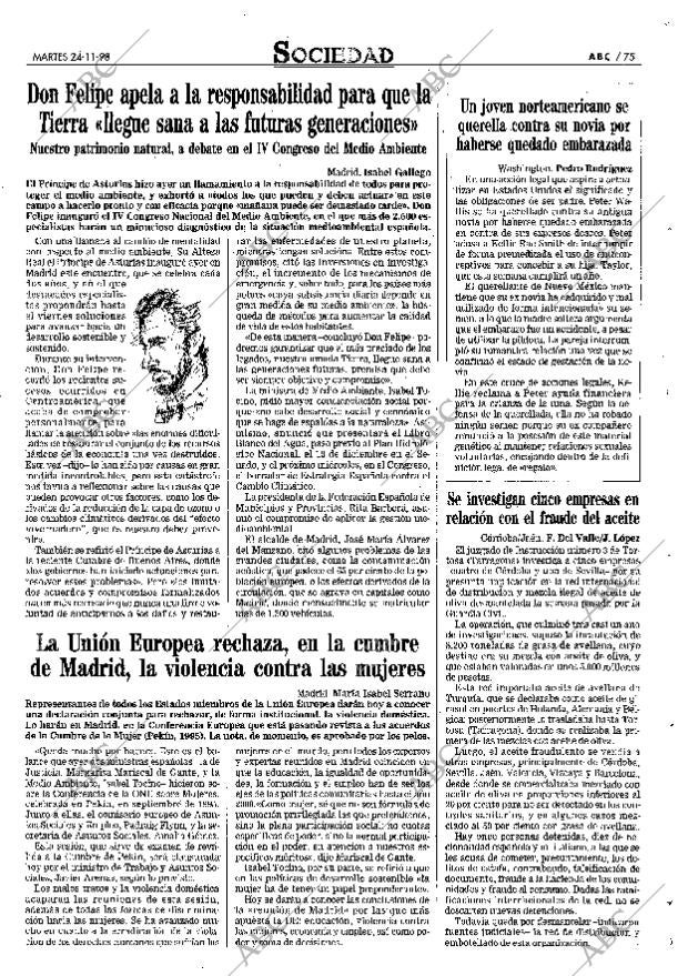 ABC MADRID 24-11-1998 página 75