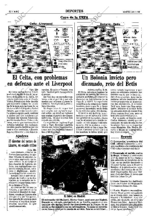 ABC MADRID 24-11-1998 página 82