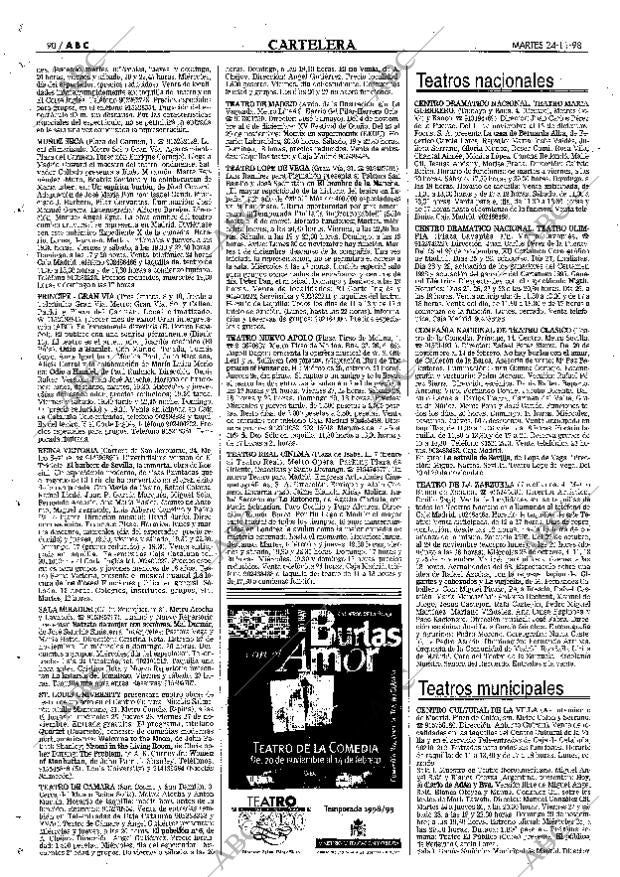 ABC MADRID 24-11-1998 página 90