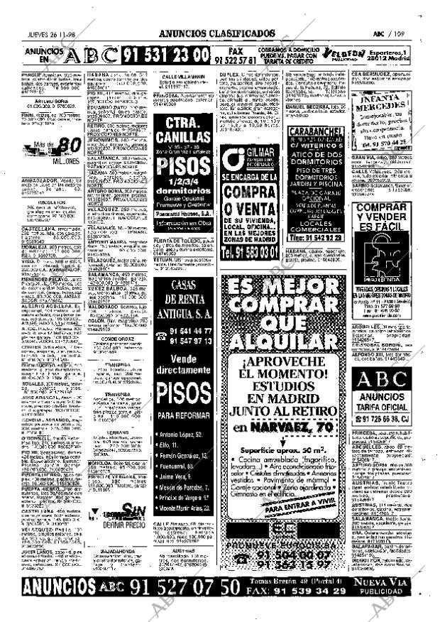 ABC MADRID 26-11-1998 página 109