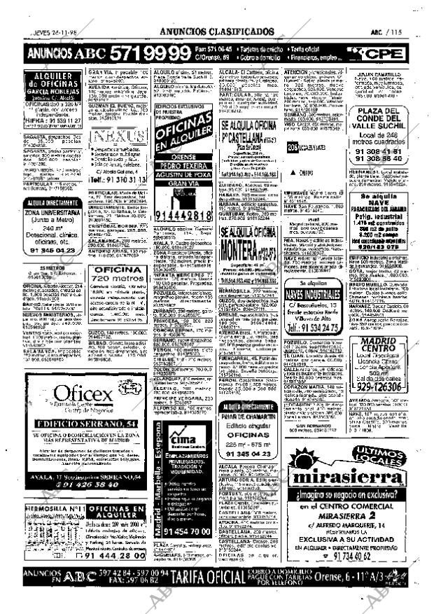 ABC MADRID 26-11-1998 página 115