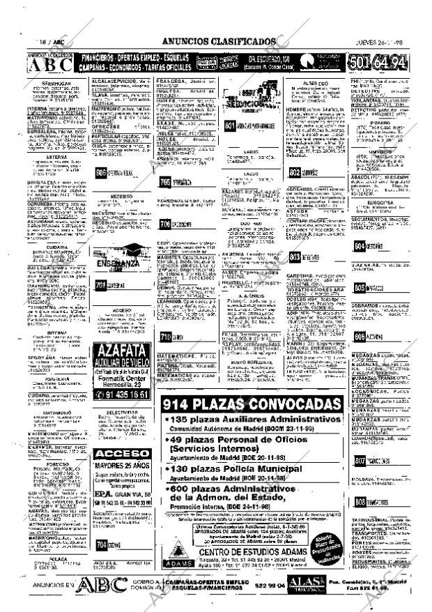 ABC MADRID 26-11-1998 página 118