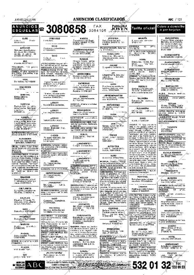 ABC MADRID 26-11-1998 página 121