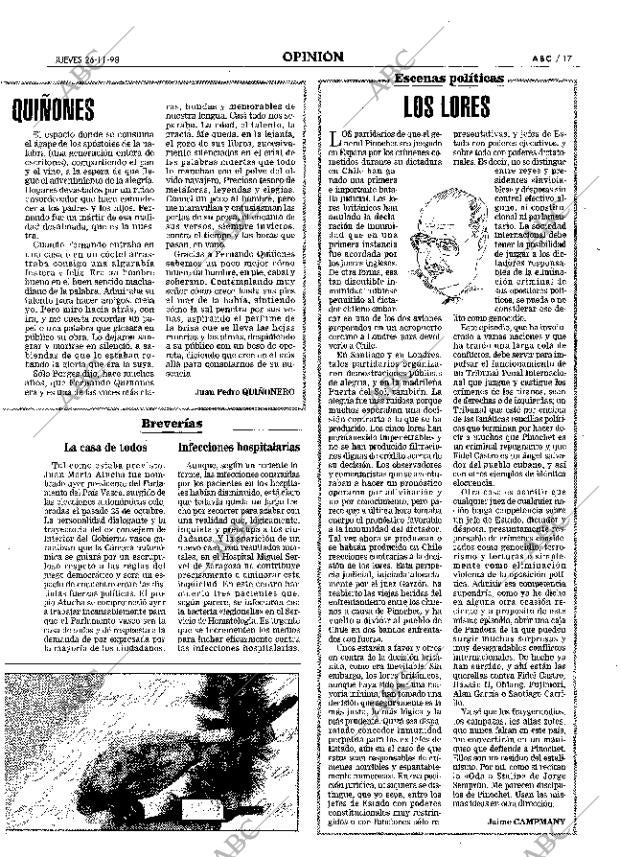 ABC MADRID 26-11-1998 página 17