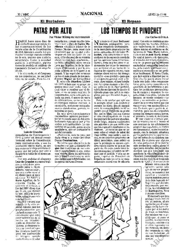 ABC MADRID 26-11-1998 página 30