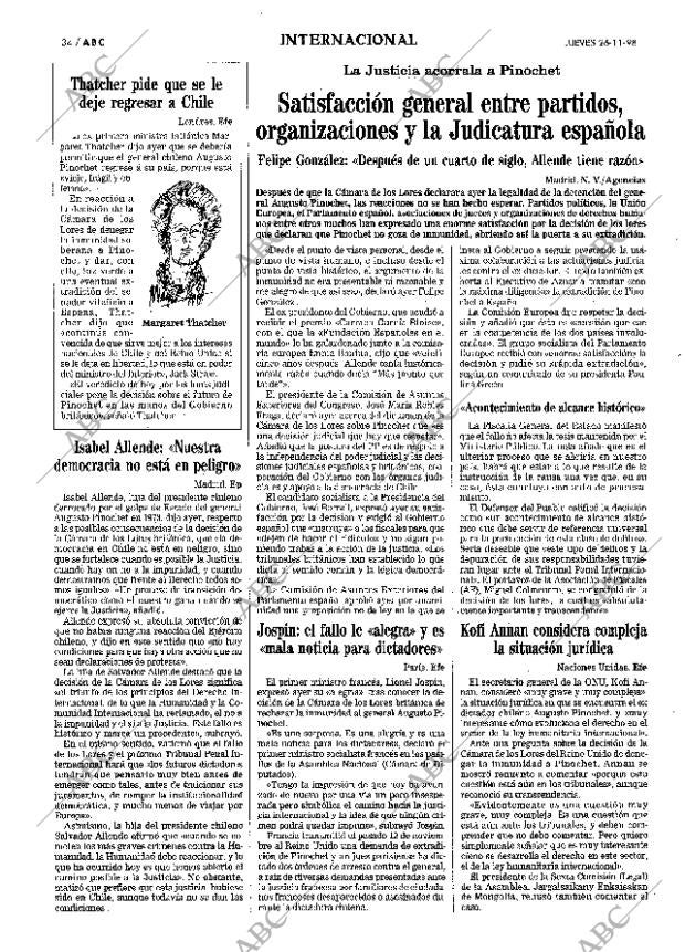 ABC MADRID 26-11-1998 página 34