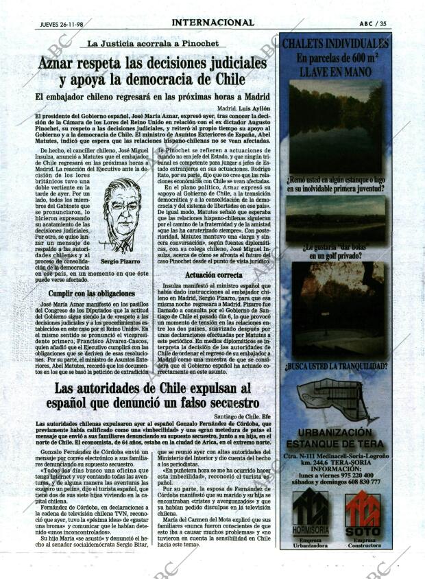 ABC MADRID 26-11-1998 página 35