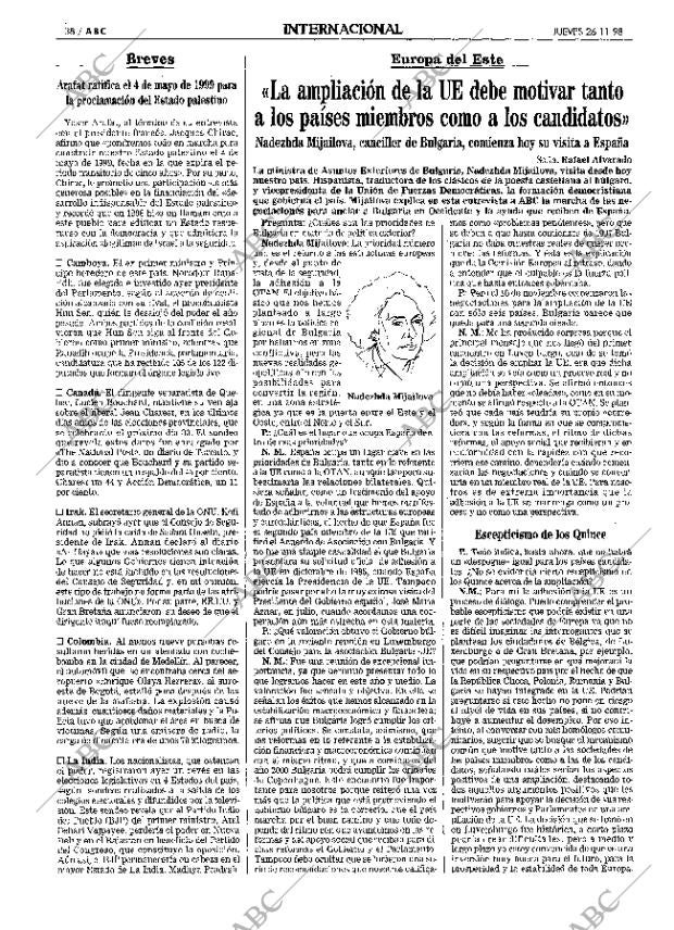 ABC MADRID 26-11-1998 página 38