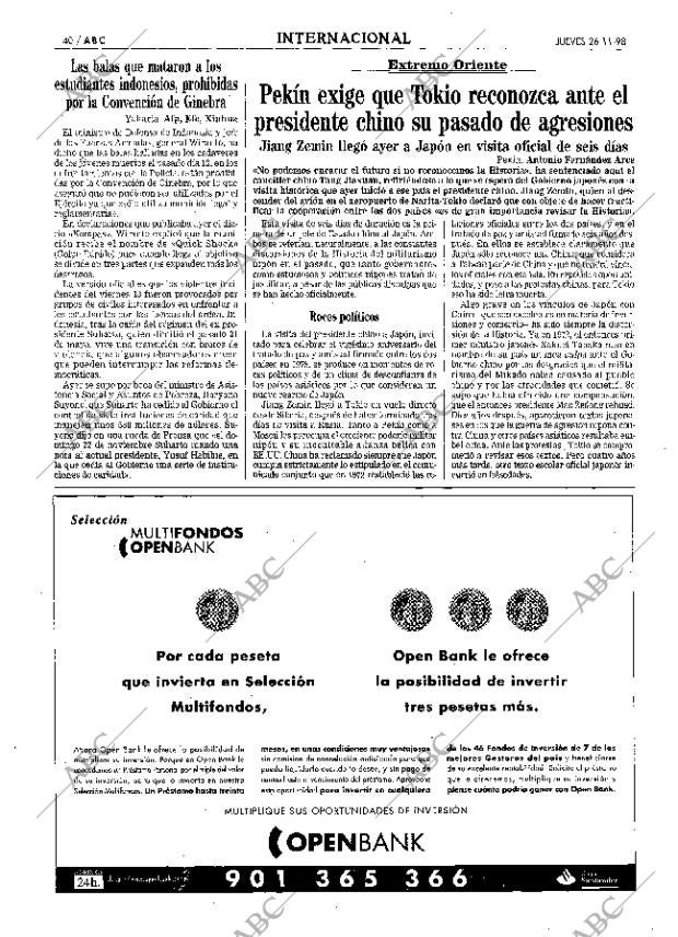 ABC MADRID 26-11-1998 página 40