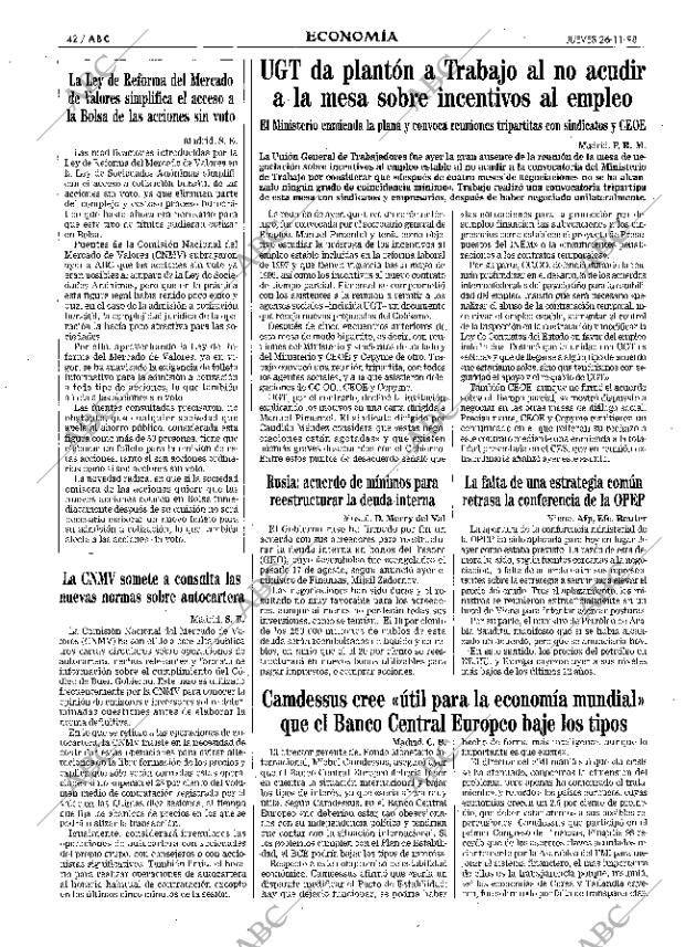 ABC MADRID 26-11-1998 página 42