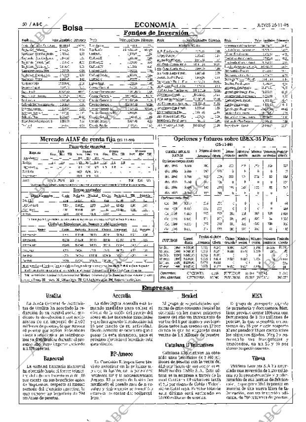 ABC MADRID 26-11-1998 página 50