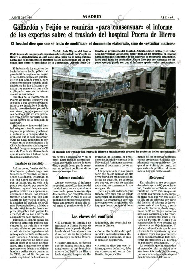 ABC MADRID 26-11-1998 página 69