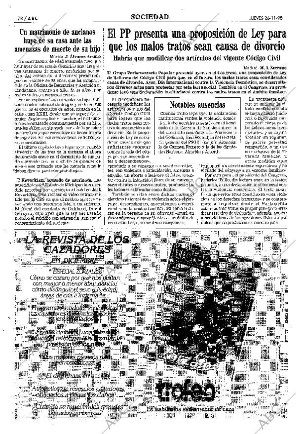 ABC MADRID 26-11-1998 página 78