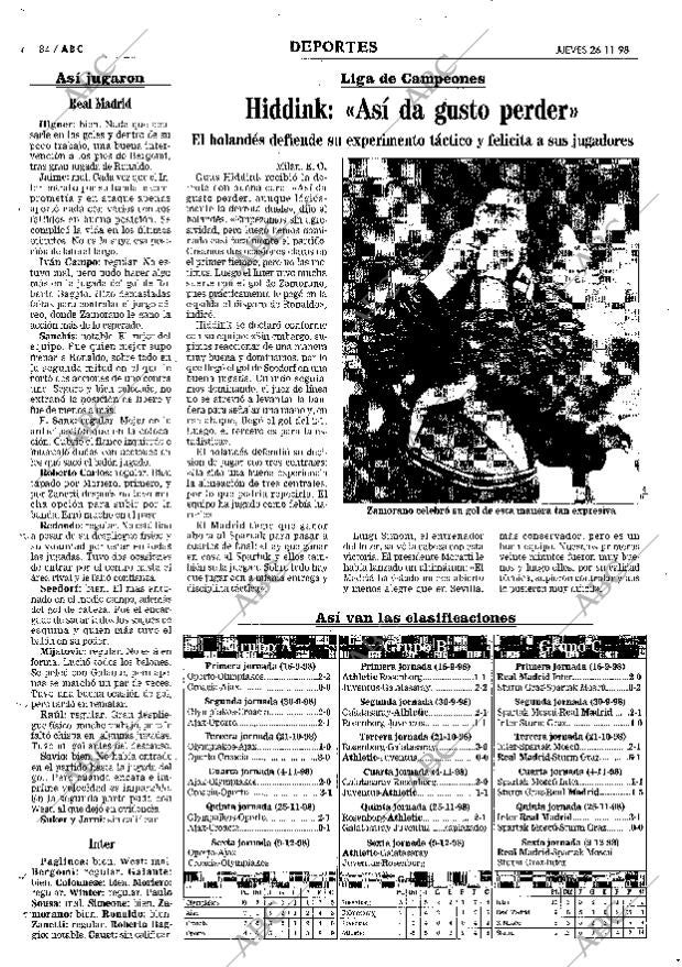 ABC MADRID 26-11-1998 página 84
