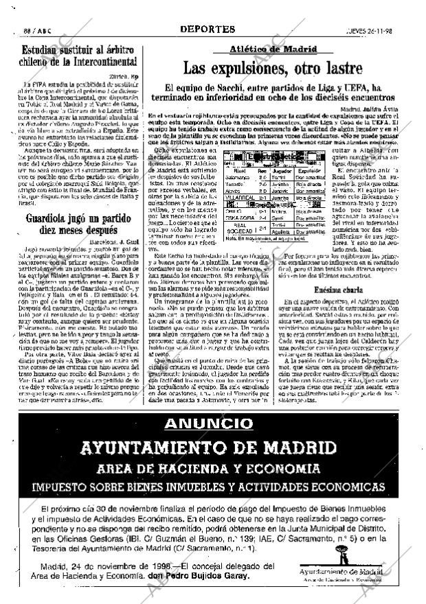 ABC MADRID 26-11-1998 página 88