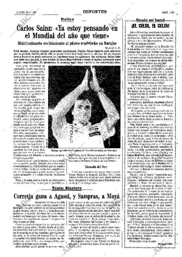 ABC MADRID 26-11-1998 página 89