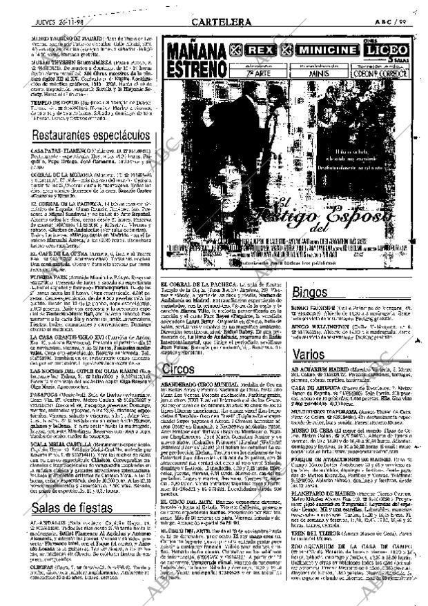 ABC MADRID 26-11-1998 página 99