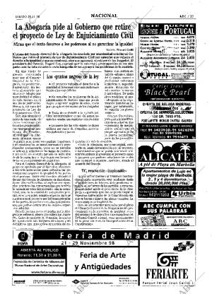 ABC MADRID 28-11-1998 página 23