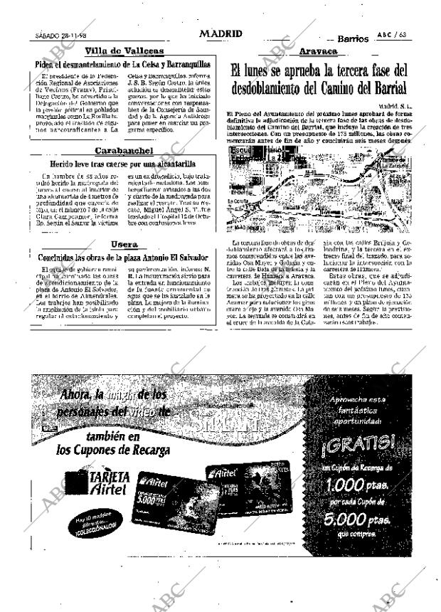 ABC MADRID 28-11-1998 página 63