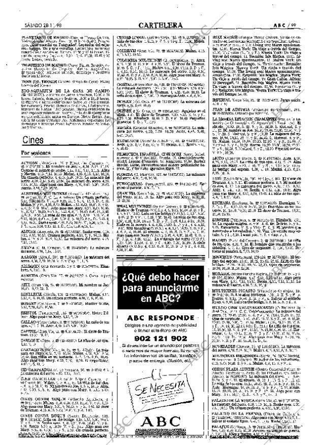 ABC MADRID 28-11-1998 página 99