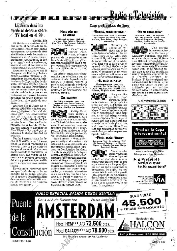 ABC SEVILLA 30-11-1998 página 125