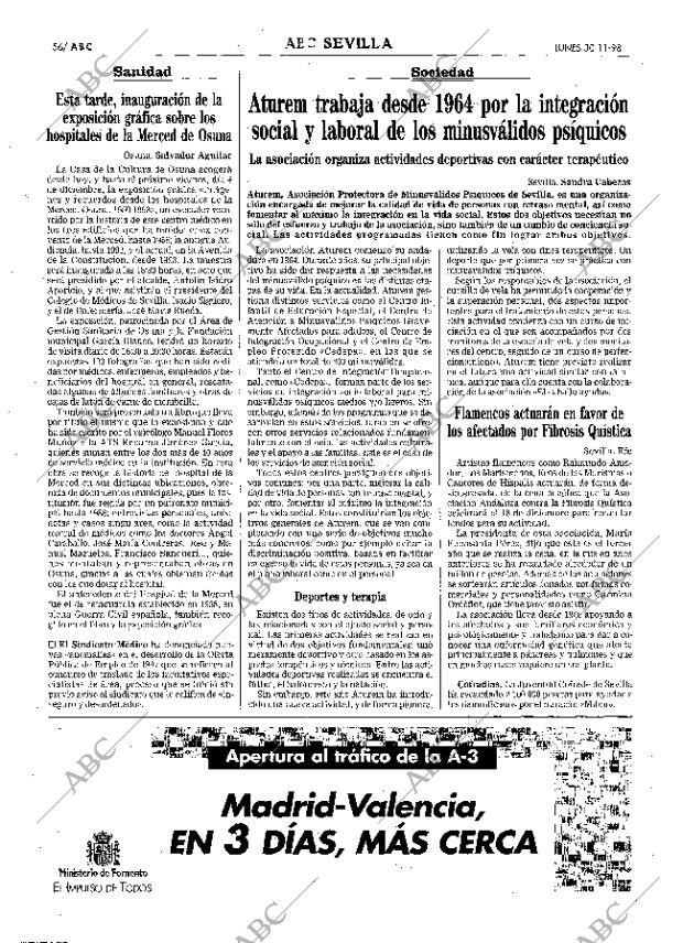 ABC SEVILLA 30-11-1998 página 56