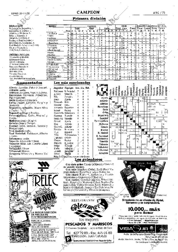 ABC SEVILLA 30-11-1998 página 73