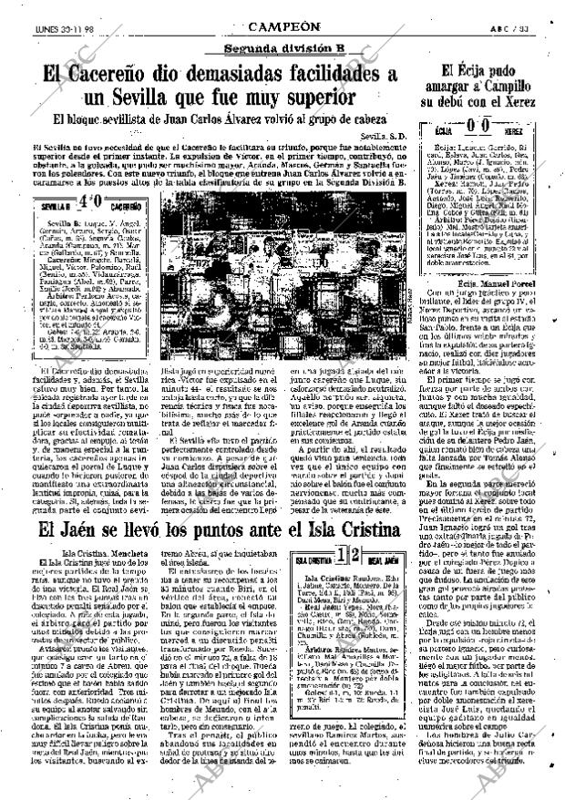 ABC SEVILLA 30-11-1998 página 83