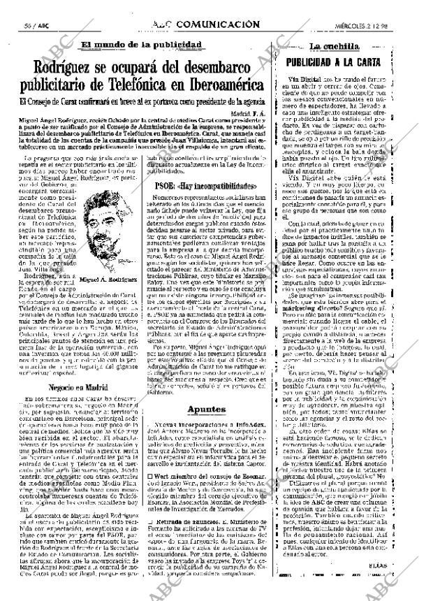 ABC MADRID 02-12-1998 página 56