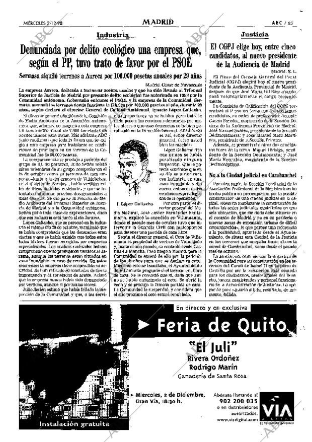 ABC MADRID 02-12-1998 página 65