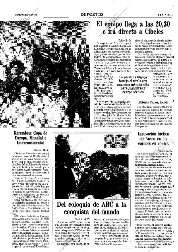 ABC MADRID 02-12-1998 página 83