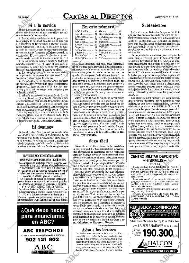 ABC SEVILLA 02-12-1998 página 18