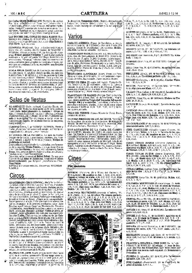 ABC MADRID 03-12-1998 página 100