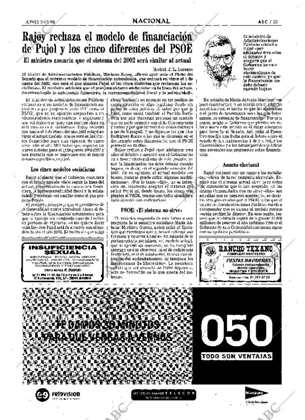 ABC MADRID 03-12-1998 página 23