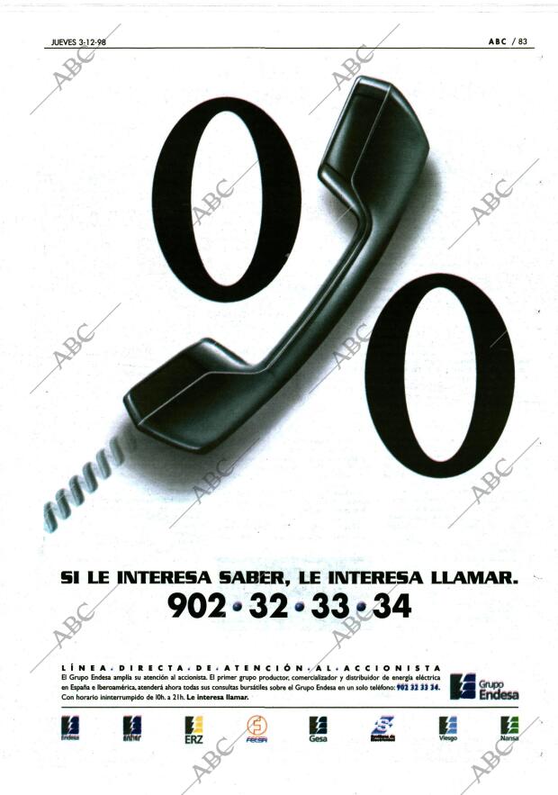 ABC MADRID 03-12-1998 página 83