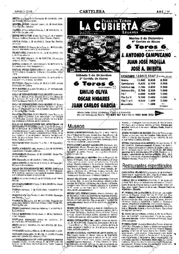 ABC MADRID 03-12-1998 página 99