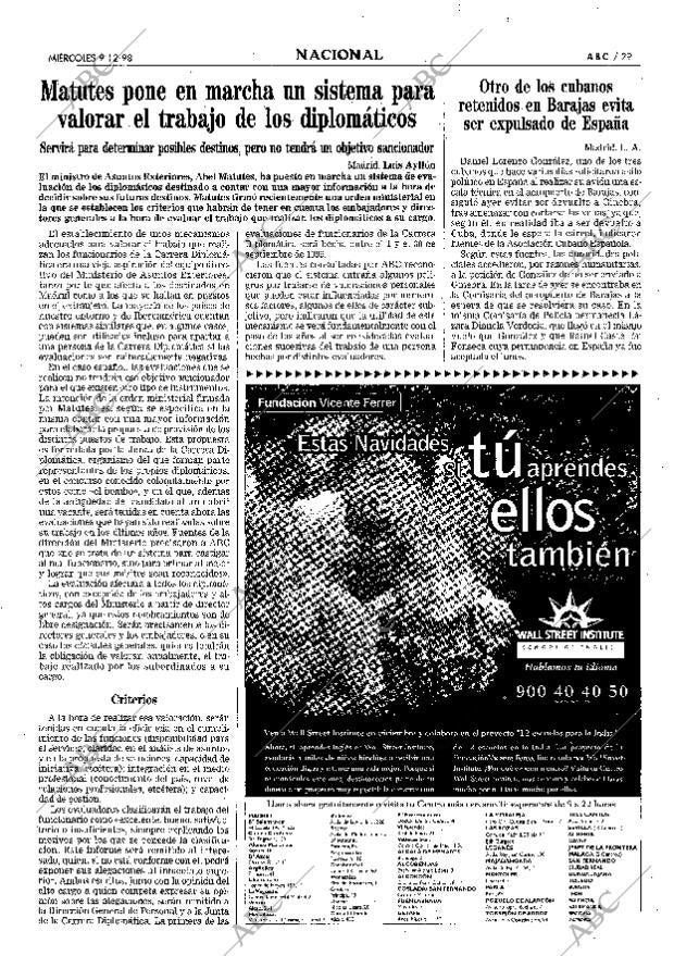 ABC MADRID 09-12-1998 página 29
