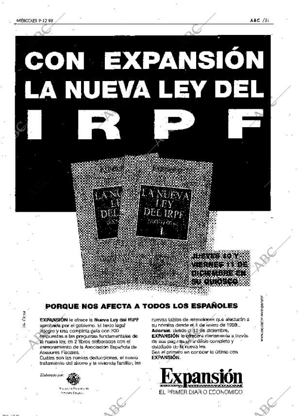 ABC MADRID 09-12-1998 página 31