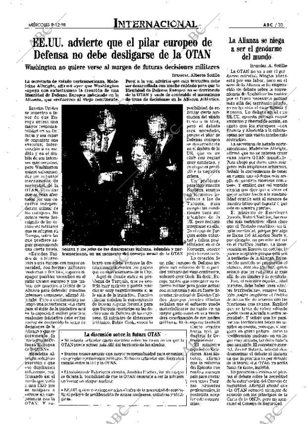 ABC MADRID 09-12-1998 página 33