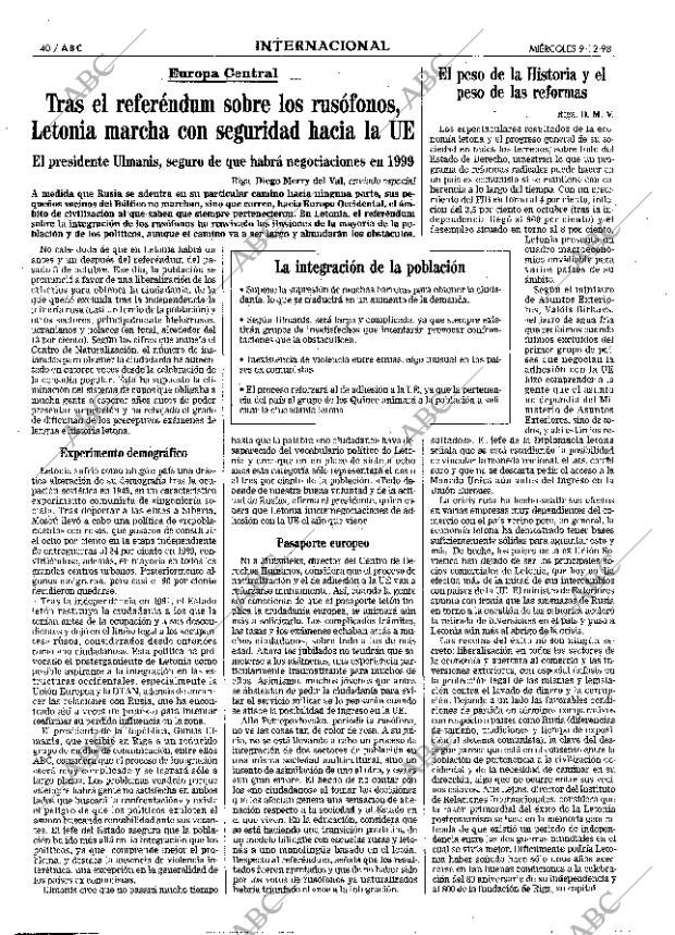 ABC MADRID 09-12-1998 página 40
