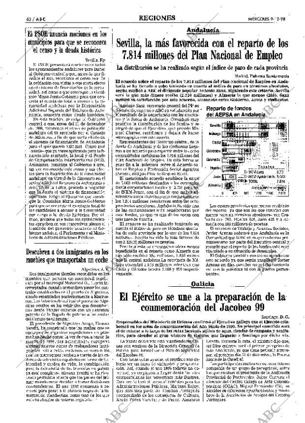 ABC MADRID 09-12-1998 página 62