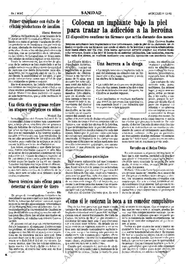 ABC MADRID 09-12-1998 página 84