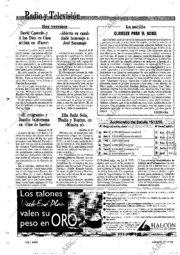 ABC MADRID 12-12-1998 página 124