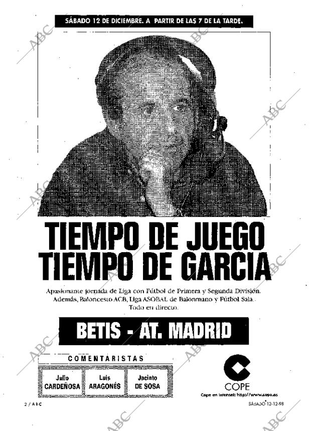 ABC MADRID 12-12-1998 página 2