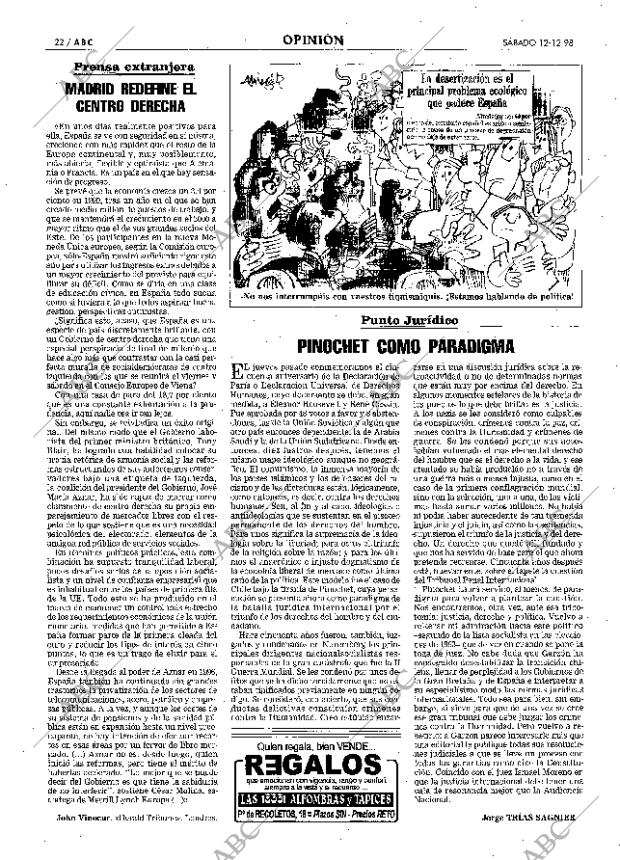 ABC MADRID 12-12-1998 página 22