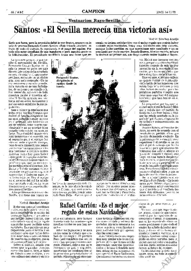 ABC SEVILLA 14-12-1998 página 68