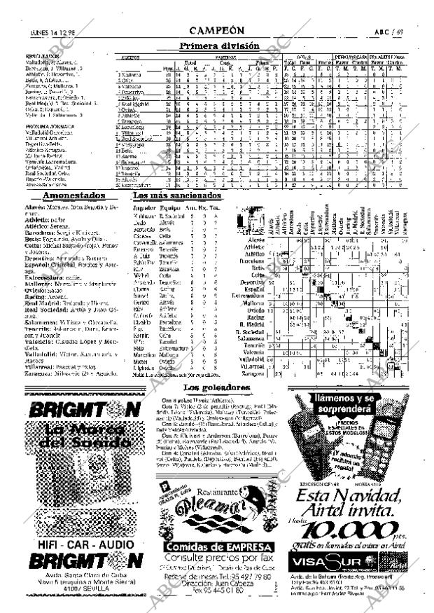 ABC SEVILLA 14-12-1998 página 69