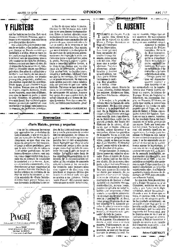 ABC MADRID 15-12-1998 página 17